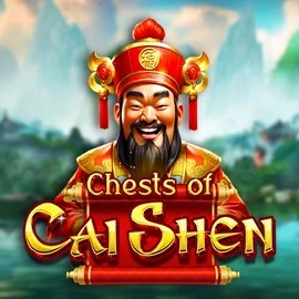Chests of Cai Shen online game logo by Pragmatic Play on magiuscasinos-es.com