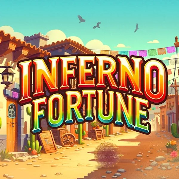 Inferno Fortune slot logo by Atomic Slot Lab at Magius Casino