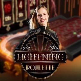 Lightning Roulette logo – Live Casino by Evolution at Magius Casino
